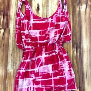 DC Red Wrap Dress medium